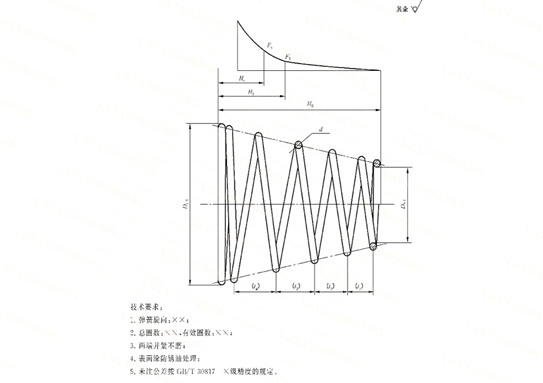 圓錐彈簧圖紙設(shè)計手冊